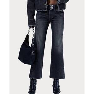NEW R13 joan kick flare jeans in black